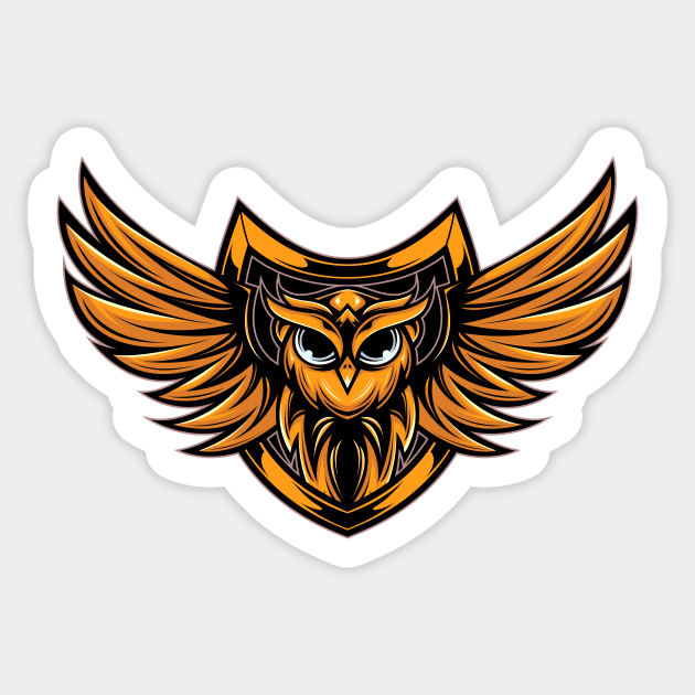 Owl Fly Sticker by Nightnokturnal